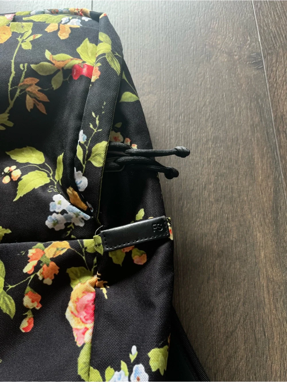 Focused Space Tropical Floral Print Backpack